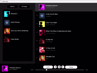 Spotify Clone using JavaFx