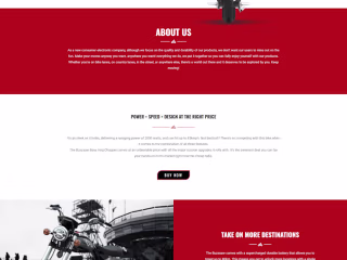 Electric Scooters Landing Page