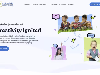 Website for Lakeside Christian Academy