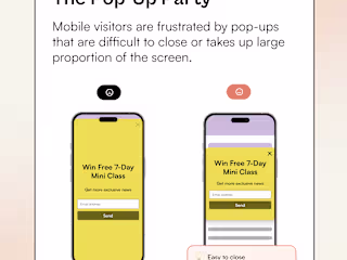 6 Common Mobile Website Mistakes - LinkedIn Carousel