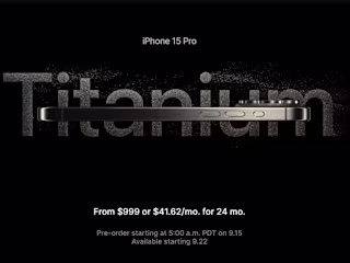 iPhone 15 Website Re-Build