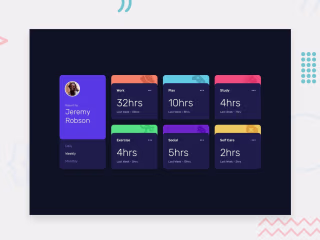Time tracking dashboard solution
