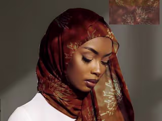 print design hijab