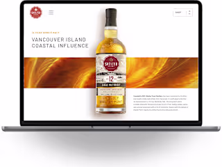 Shelter Point Distillery | Responsive Website