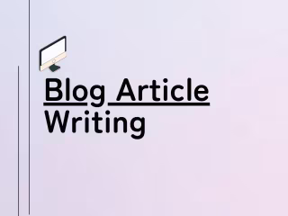 Blog Article Writing