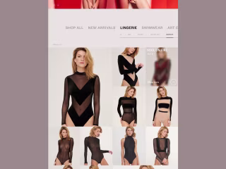UNDRESS CODE - Online Store / Redesign 