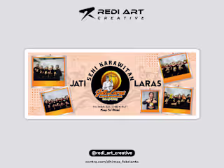 Design Banner Seni Karawitan Jati Laras