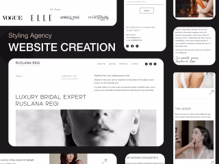 Beautiful Wix Website for Bridal Makeup and Hair Artist