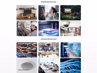 Custom Web Design for a Low Voltage Tech Company