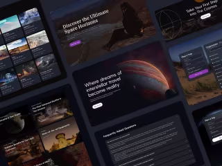 Design System Case Study: Space Travel Agency