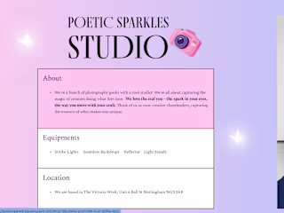 Website Project ft Photography Studio 