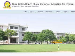 Guru Gobind Singh Khalsa College of Education for Women – Affil…