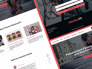FitnessFit Landing Page