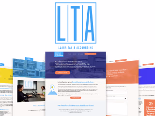 Visually Branded Marketing Collateral for Accounting Firm