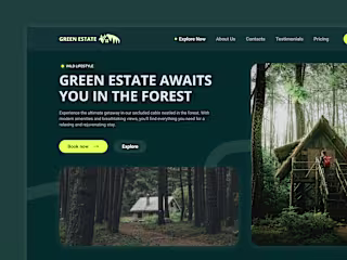 Green Estate | Landing Page | Figma To Webflow