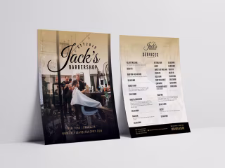 Flyer Design for Barbershop