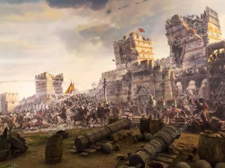 
The Fall of Constantinople (1453):