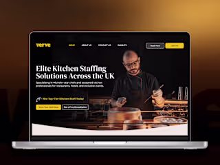 Premium Kitchen Staffing Website Revamp