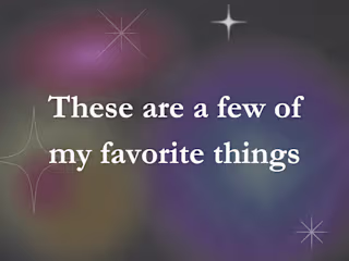 My Favorite Designs