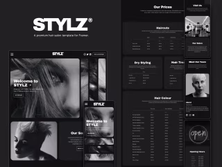 STYLZ - Hair Salon Framer Template
