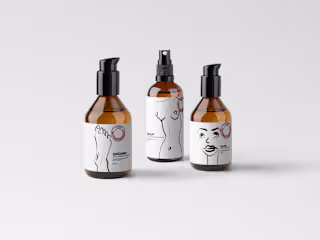 Packaging design for a skincare line

