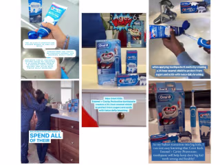 Crest Kids Enamel Cavity Protection Influencer Campaign