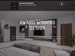 Website development for Jaynatinteriors
