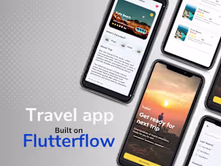  Front-end Development of a Travel App on FlutterFlow