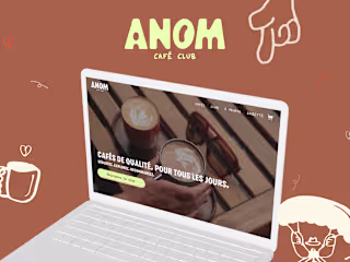 Anom Cafe Club | E-commerce website