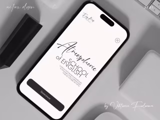 Landing page for Aesthetic school of English 