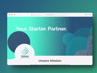 Sekai Landing Page 