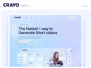 ✧ Crayo AI (Design + Development)