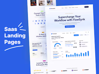 FlowSynk – Framer SaaS Website Template