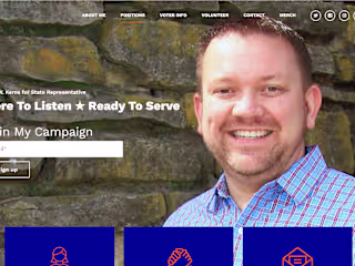 Political Campaign Website