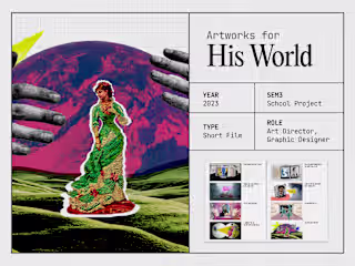 artworks for "His World"