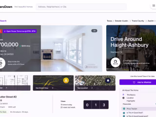 ZeroDown Listings Page