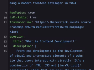 Frontend development