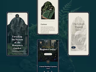 A Magical Experience: Landing Page Design and Development