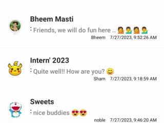 React Native Mobile App for Messeging