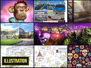 Illustration as a tool for branding and promotion.