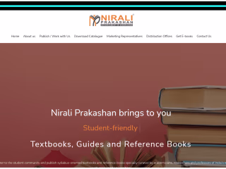 Nirali Books Business WordPress Website