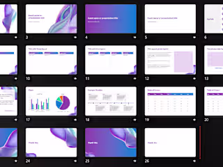 Corporate Presentation Template Design