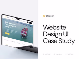 Delitech - Website Design UI Case Study