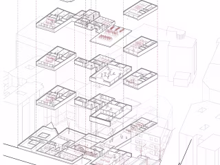 Apoderament | Sta Coloma - Axonometric drawing diagram