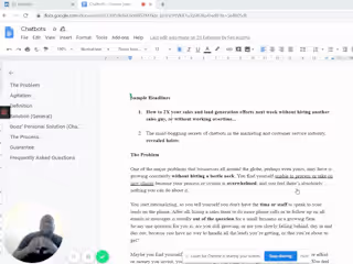SEO Optimised Sales Landing Page & Email Campaign