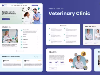 Webflow - Veterinary Clinic Website
