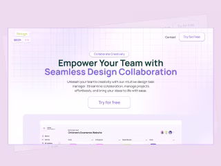 Design With Me Landing page Design