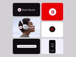 Sonic Sound- brand identity and website design