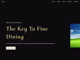 Restaurant website