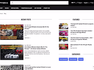 SEO Copywriting - Blog posts for ecom wheel and tire retailer